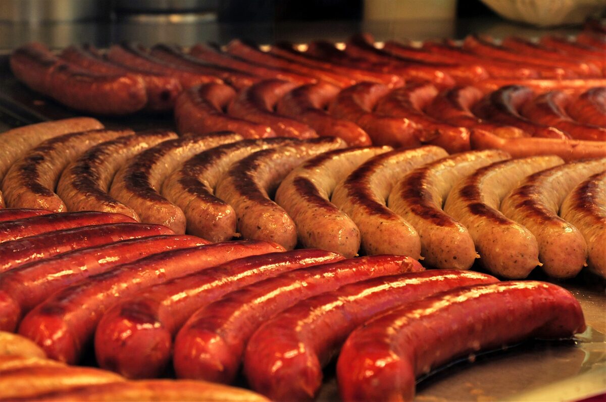 Hot dogs, sausages